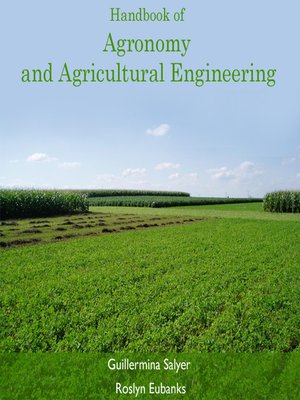 cover image of Handbook of Agronomy and Agricultural Engineering